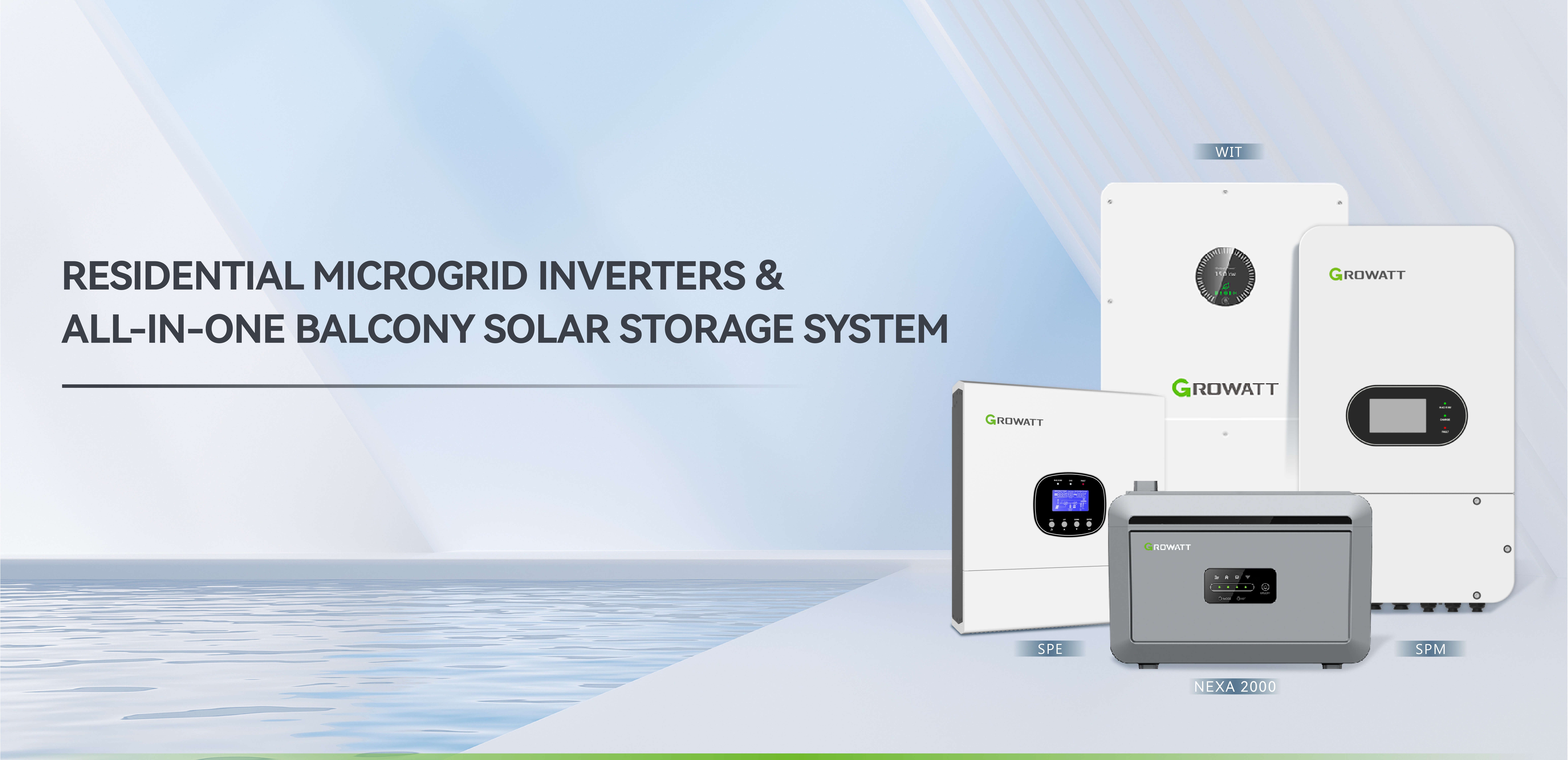 RESIDENTIAL MICROGRID INVERTERS & ALL-IN-ONE BALCONY SOLAR STORAGE SYSTEM