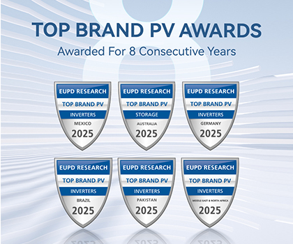 Growatt đón nhận giải thưởng EUPD Research Top Brand PV lần thứ 8 liên tiếp, tiếp tịc mở rộng sự ảnh hưởng tại sáu thị trường trên toàn cầu